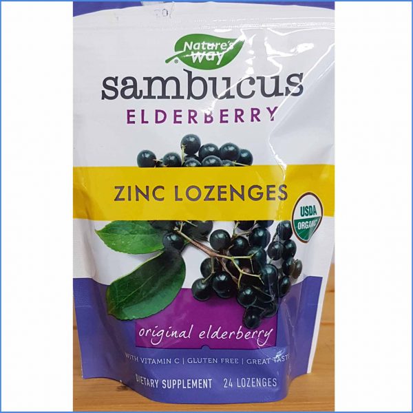 Elderberry zinc lozenges 24
