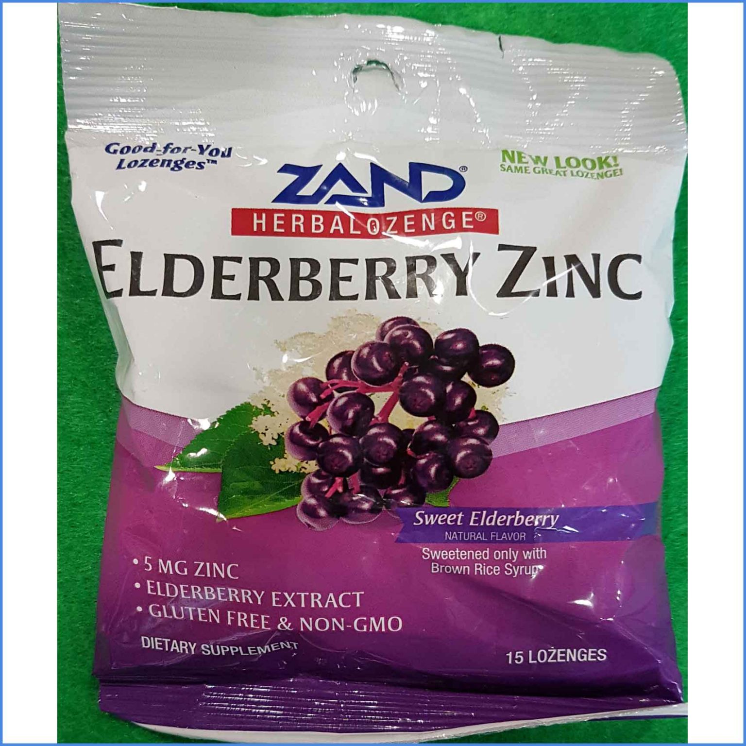 Elderberry Zinc, Herbal Lozengers Healthy Habits