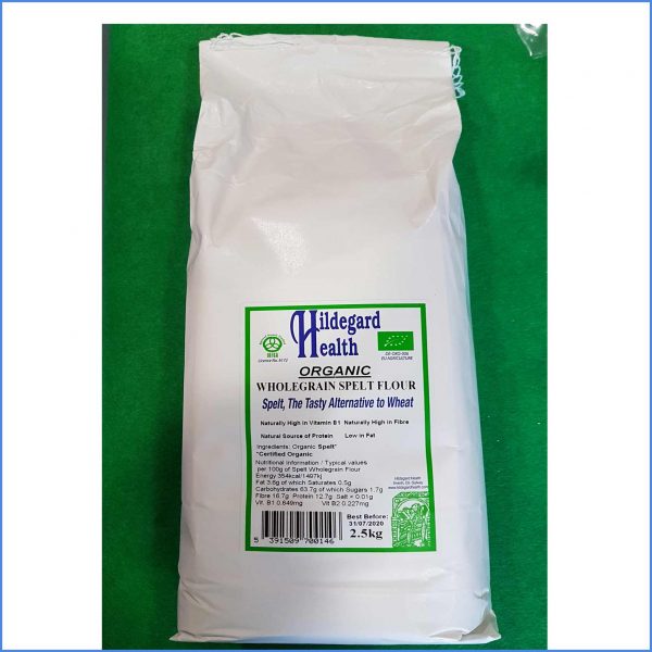 Organic Wholegrain Spelt Flour Hildegard Health