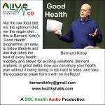 Good Health with Bernard Kirby CD
