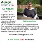 Let Nature Help You with Sukhvinder Kaur - CD