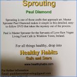 Sprouting DVD back