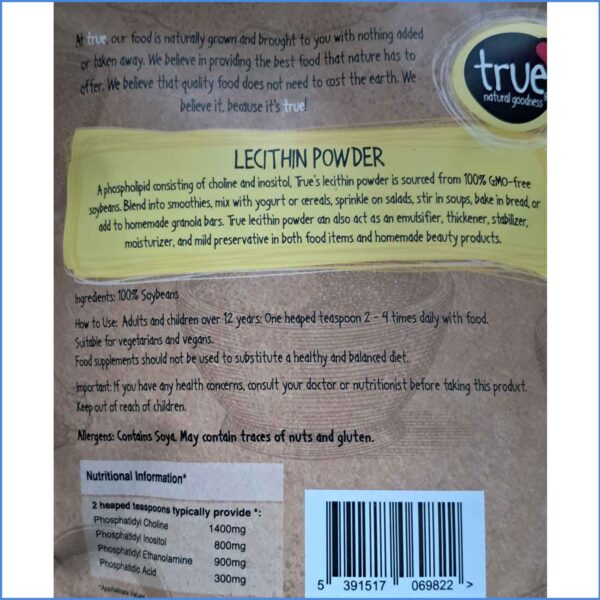 Lecithin-directions