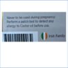 Castor oil Roller warning